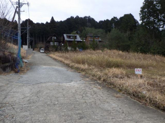 愛知県新城市作手清岳字向山の売地の画像