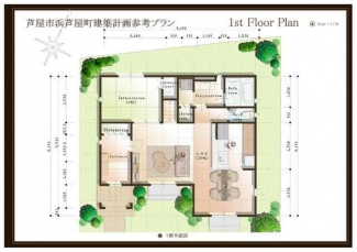 芦屋市浜芦屋町の売地の画像