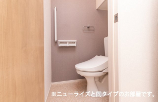 トイレもきれいです