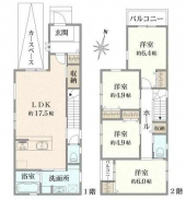 大阪市東淀川区瑞光３丁目　新築一戸建住宅の画像