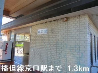 ＪＲ播但線京口駅まで1300m