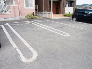 駐車場に車を止められます