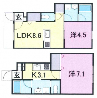 【間取り】 【間取り】