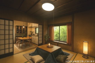 【居間・リビング】 ※画像はCG加工しております※