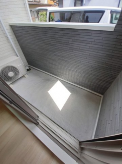 【バルコニー】 落ち着いた時間を過ごせるバルコニーです