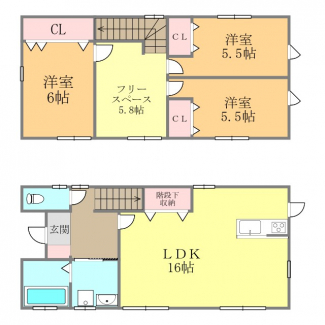 【間取り】 【間取り】