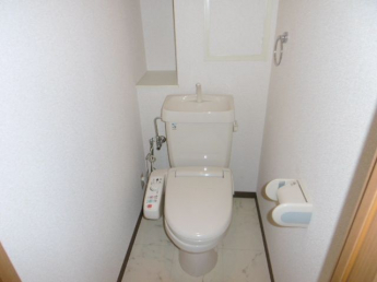 コンパクトで使いやすいトイレです