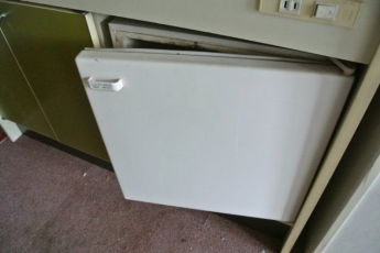 冷蔵庫付きです。