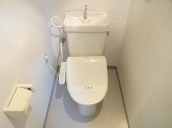 温水洗浄便座付き。