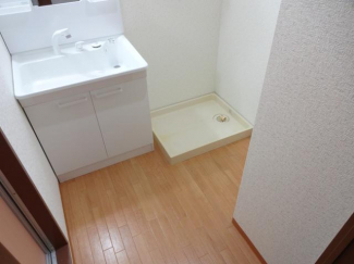 屋内洗濯機置場