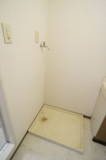 室内洗濯機置き場です