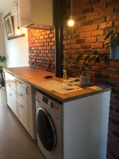 ブルックリンスタイルのフルリノベーションワンルーム