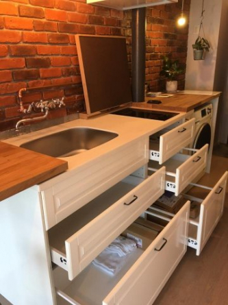 収納もたっぷりあります。