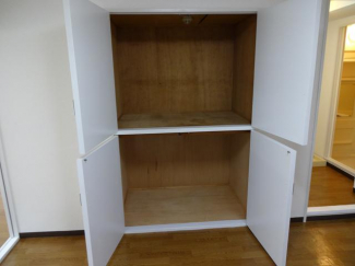 ダイニングにもたっぷりの収納でお部屋もすっきり