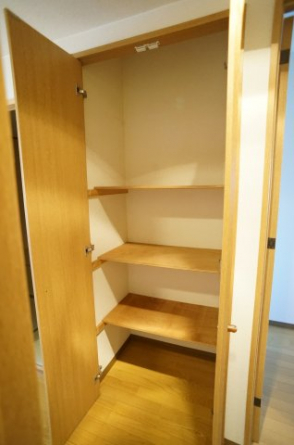 廊下の収納。参考、同建物・反転間取りの号室