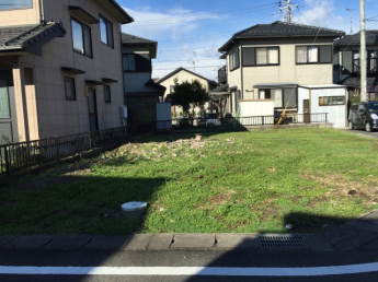 土地図面で言えば、下から撮影したものです。