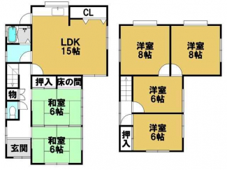 愛荘長野５貸家の画像