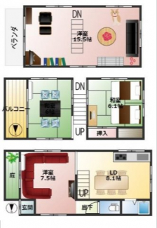 住みやすい間取りです。