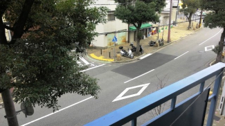 採光良好、ベランダからの景色