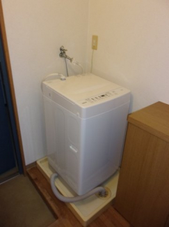 洗濯機（残置物で品質保証なし）修理・廃棄・交換は借主負担