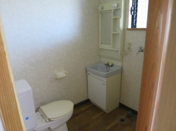 忙しい朝には欠かせない洗面所です