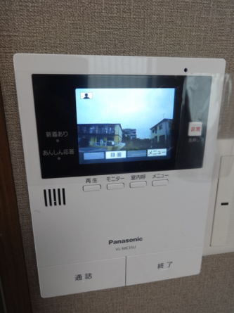 録画機能付カラーモニターインターホン！