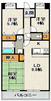 【間取り】