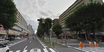谷町筋まで180m