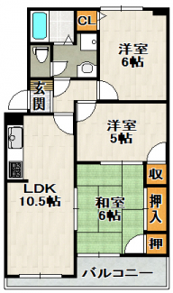 南向きの日当たりの良さが光る物件です！
