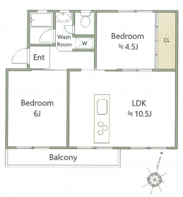 花見川団地 集会所 バルコニー 南面バルコニー フローリング 全居室フローリング 千葉県の不動産 賃貸 ハトらぶ千葉