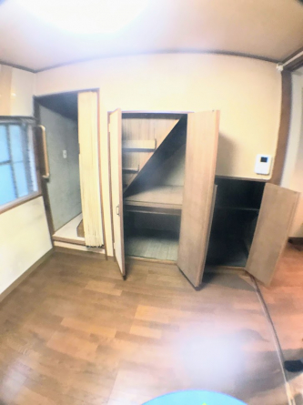 ちょっとした収納スペースも充実しています