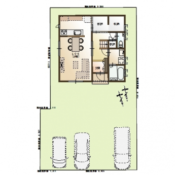 ■２階建　参考プラン（３ＬＤＫ）