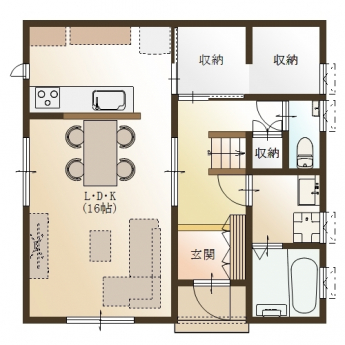 ■２階建　参考プラン（３ＬＤＫ）