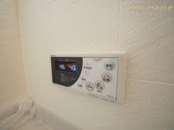 給湯器リモコン：自動お湯張り、高温差湯機能