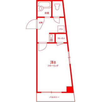 １K、風呂・トイレ別