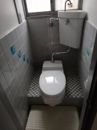 ゆったりとした空間のトイレです