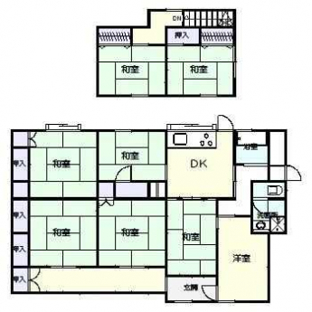 建て替え時に便利な余裕の８ＤＫ