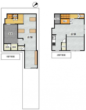 大津市大萱１丁目の店舗一戸建ての画像