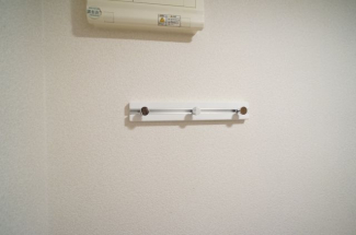 洋服などをかけれるフックついてます
参考、同建物・反転間取りの号室