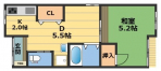 亀井町平家戸建貸家の画像