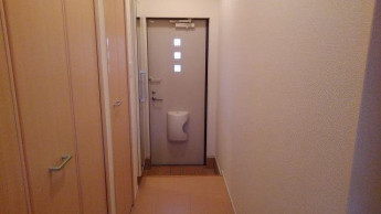 落ち着いた玄関です