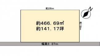 三重県松阪市駅部田町の売地の画像