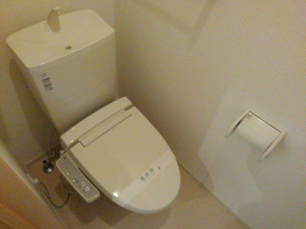 ゆったりとした空間のトイレです