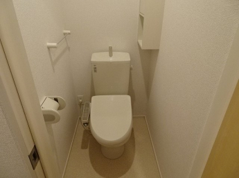 清潔感のあるトイレです