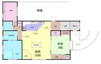 青葉区作並字岩谷堂西　平屋の画像