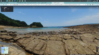 白浜海岸まで6000m