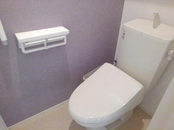清潔感のあるトイレです