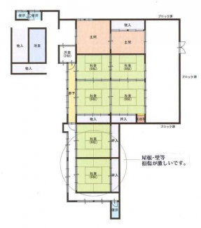 間取図面（注意書きを確認してください。）