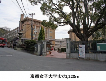 京都女子大学まで1220m