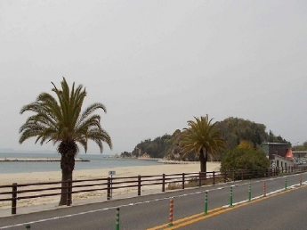 海水浴場まで750m